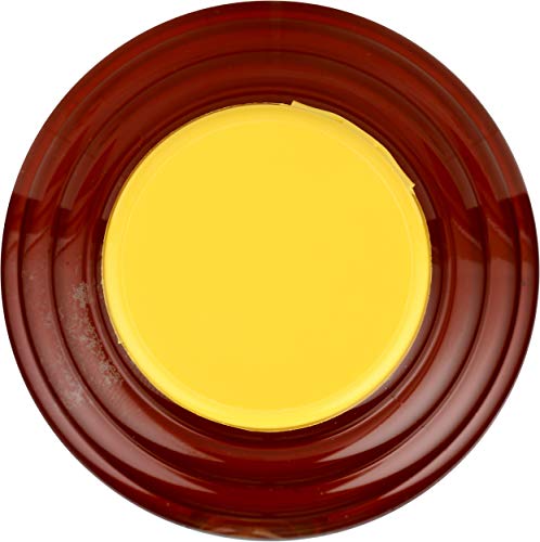 Buzzn Bee bottle top view signals premium unpasteurized quality.