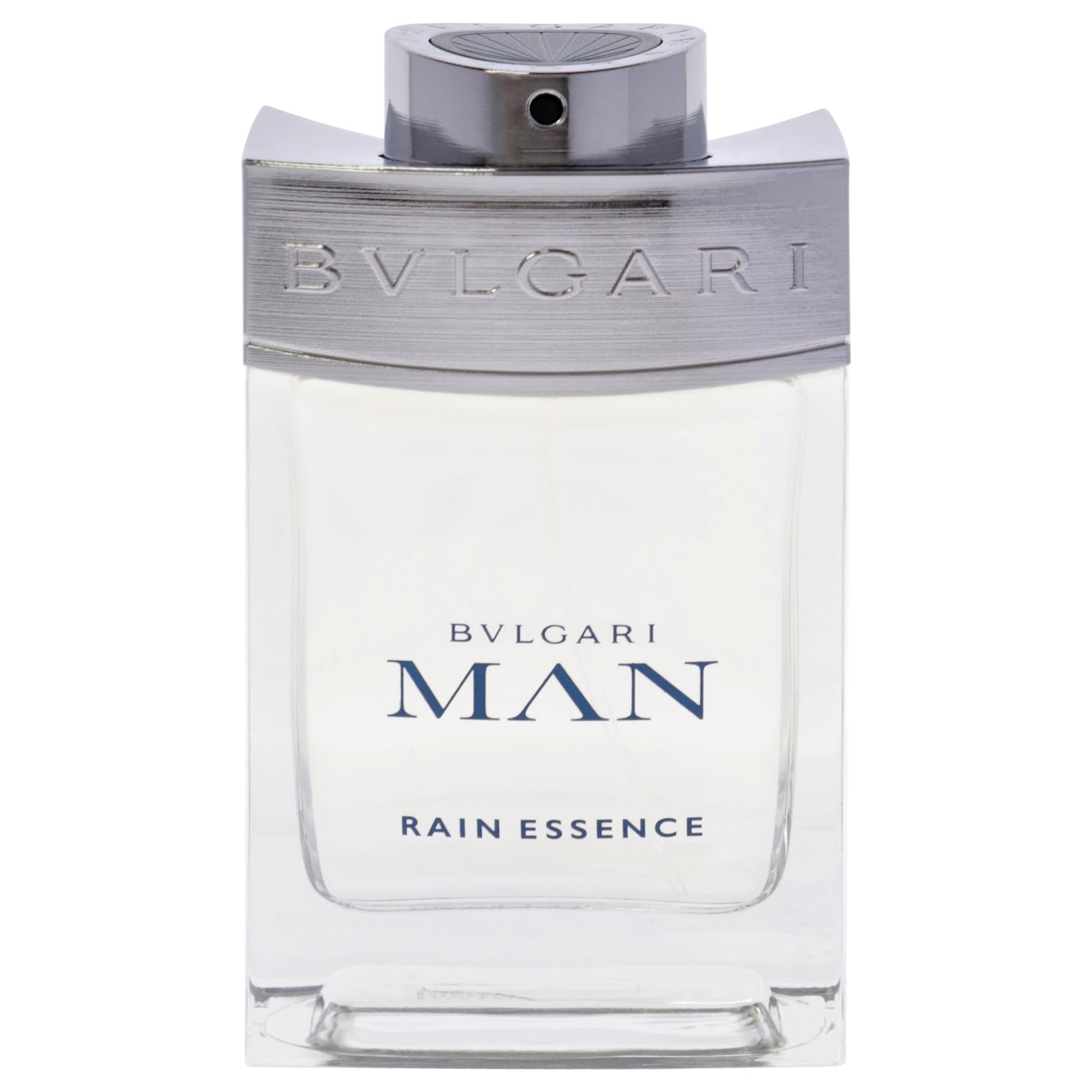BVLGARI Man Rain Essence cap close-up highlighting premium design.