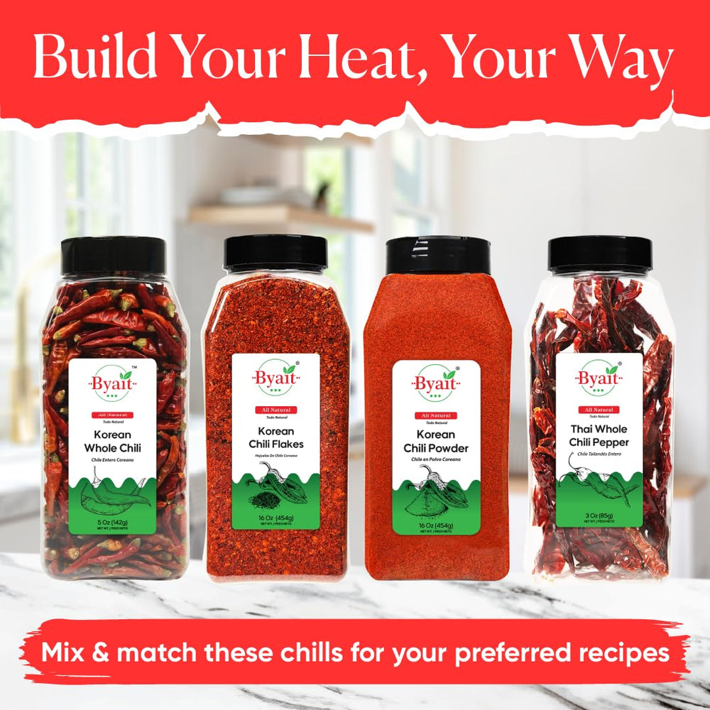 Byait Gochugaru flakes add versatility to tacos, pasta, and salads