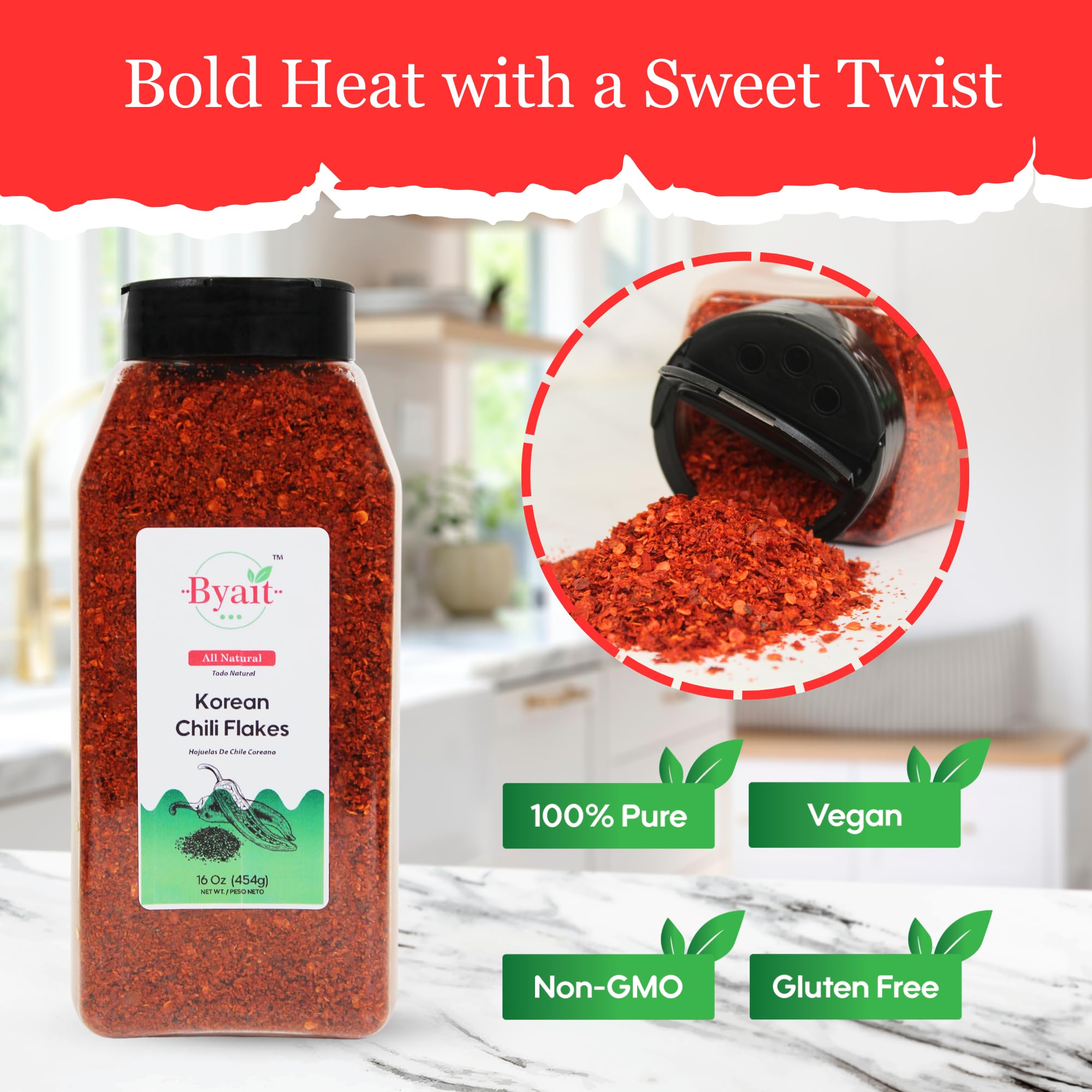 Byait Gochugaru chili flakes bring heat to tteokbokki