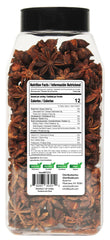 Byait star anise pods closeup, premium dried spice for rich aroma in cooking.