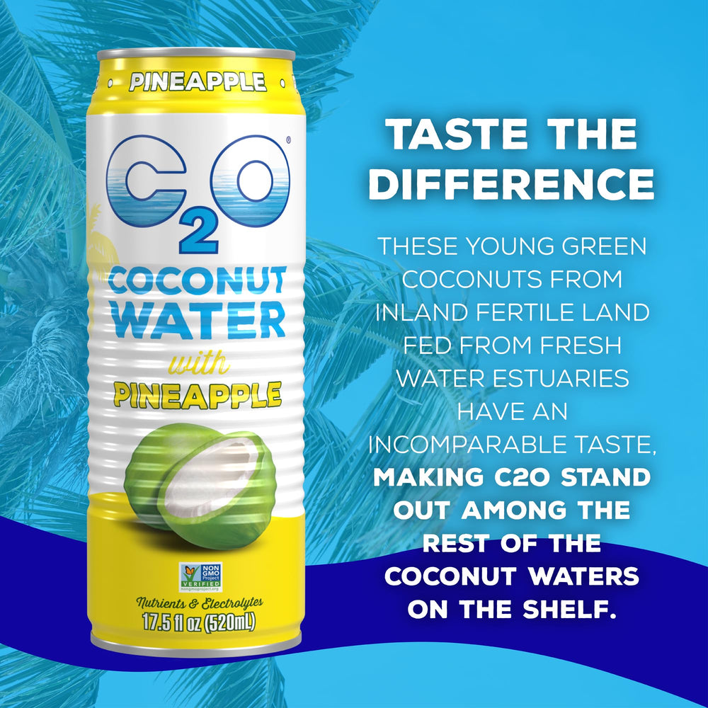 C2O coconut water sourced from fresh farm network emphasizing sustainability