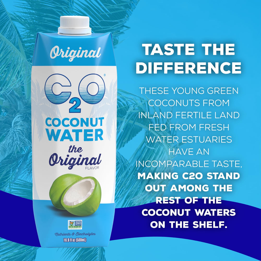C2O coconut water for smoothies and workouts