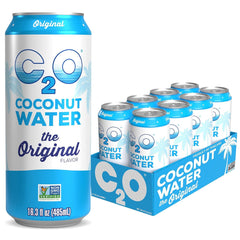 C2O Original 8-pack cans ready for natural hydration on the go.