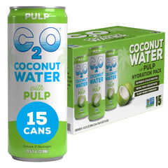 C2O Original Pulp bottle close-up highlighting fresh flavor for on-the-go hydration.