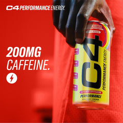 Close-up of C4 Cosmic Rainbow label with no artificial colors