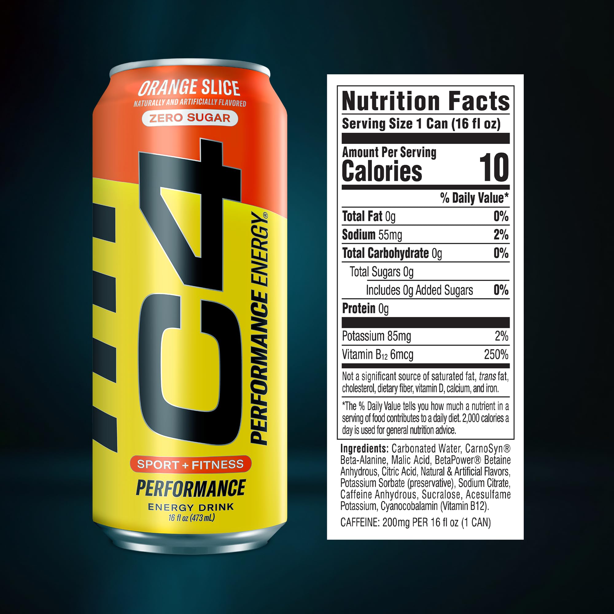 C4 Energy can being poured, refreshing bubbles signaling instant focus and lift.