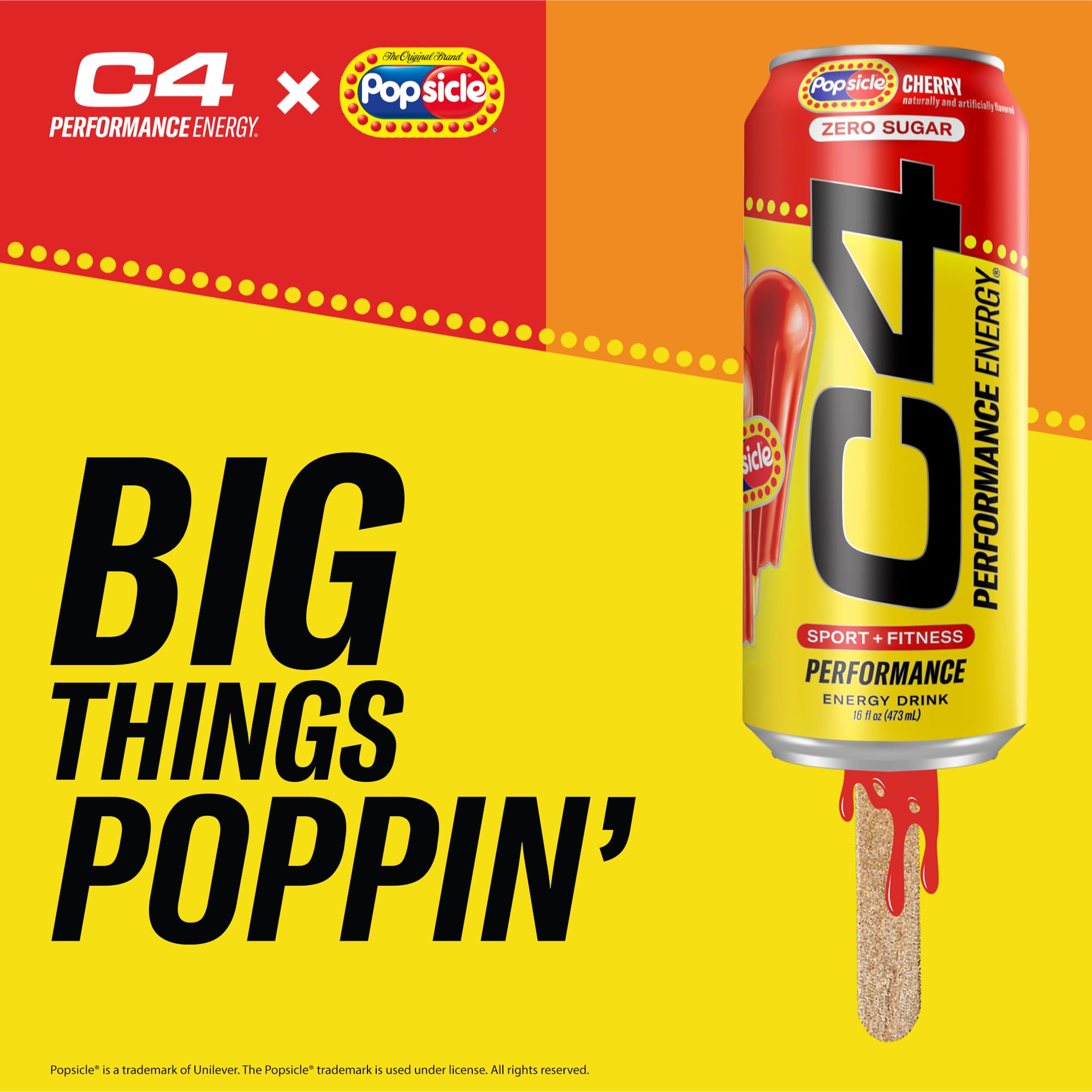 C4 Energy Cherry bottle-graphic suggests convenient pre-workout energy boost