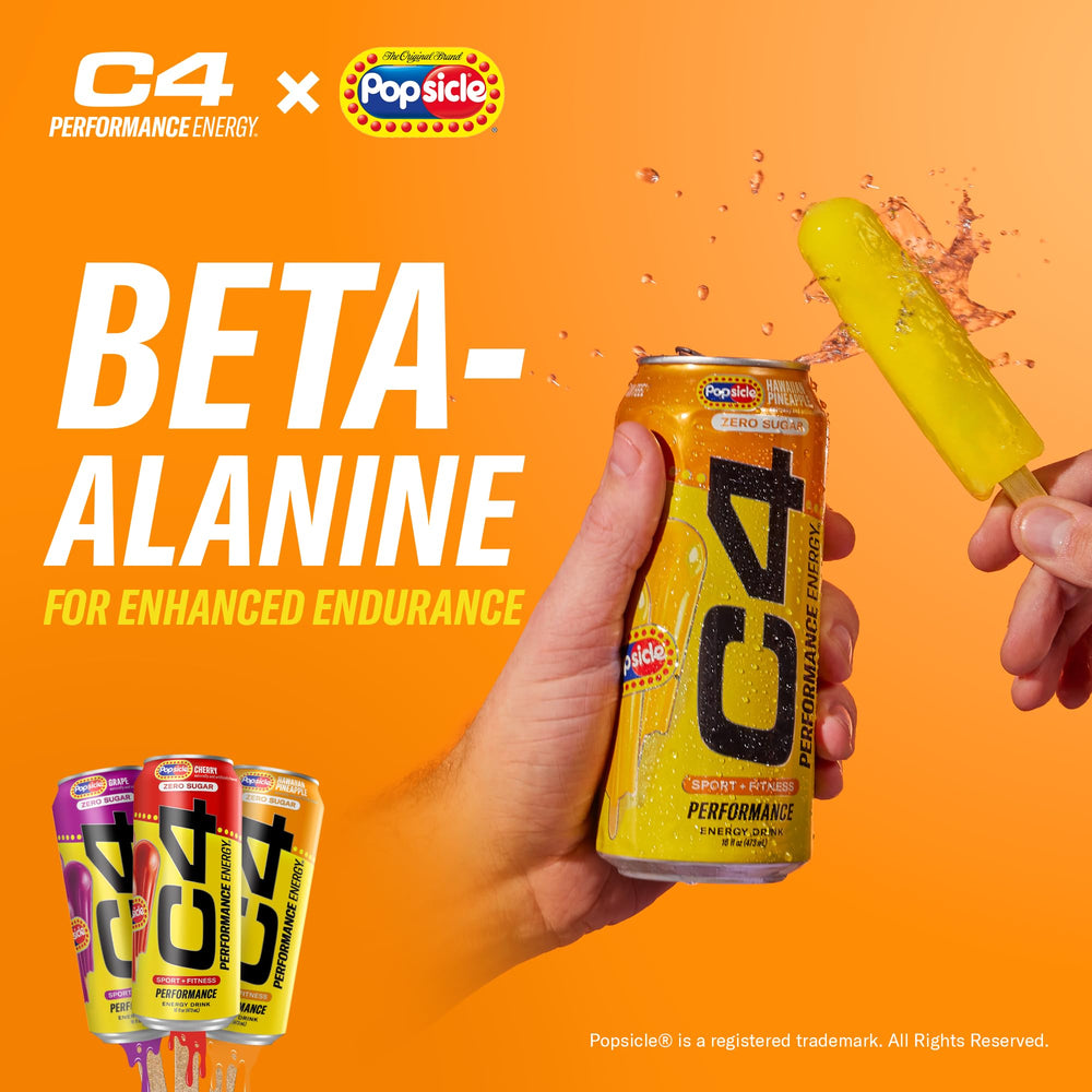 C4 Energy Popsicle caffeine boost bubbles for quick energy lift.