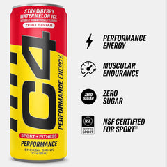 C4 Energy Popsicle flavors graphic highlights all four options for pre-workout energy