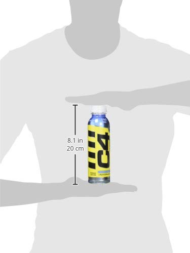 C4 Energy STL Icy Blue Razz brand logo emphasizes recognizable pre-workout branding.