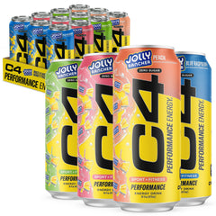 Cellucor C4 blue raspberry can for a fast workout energy boost.
