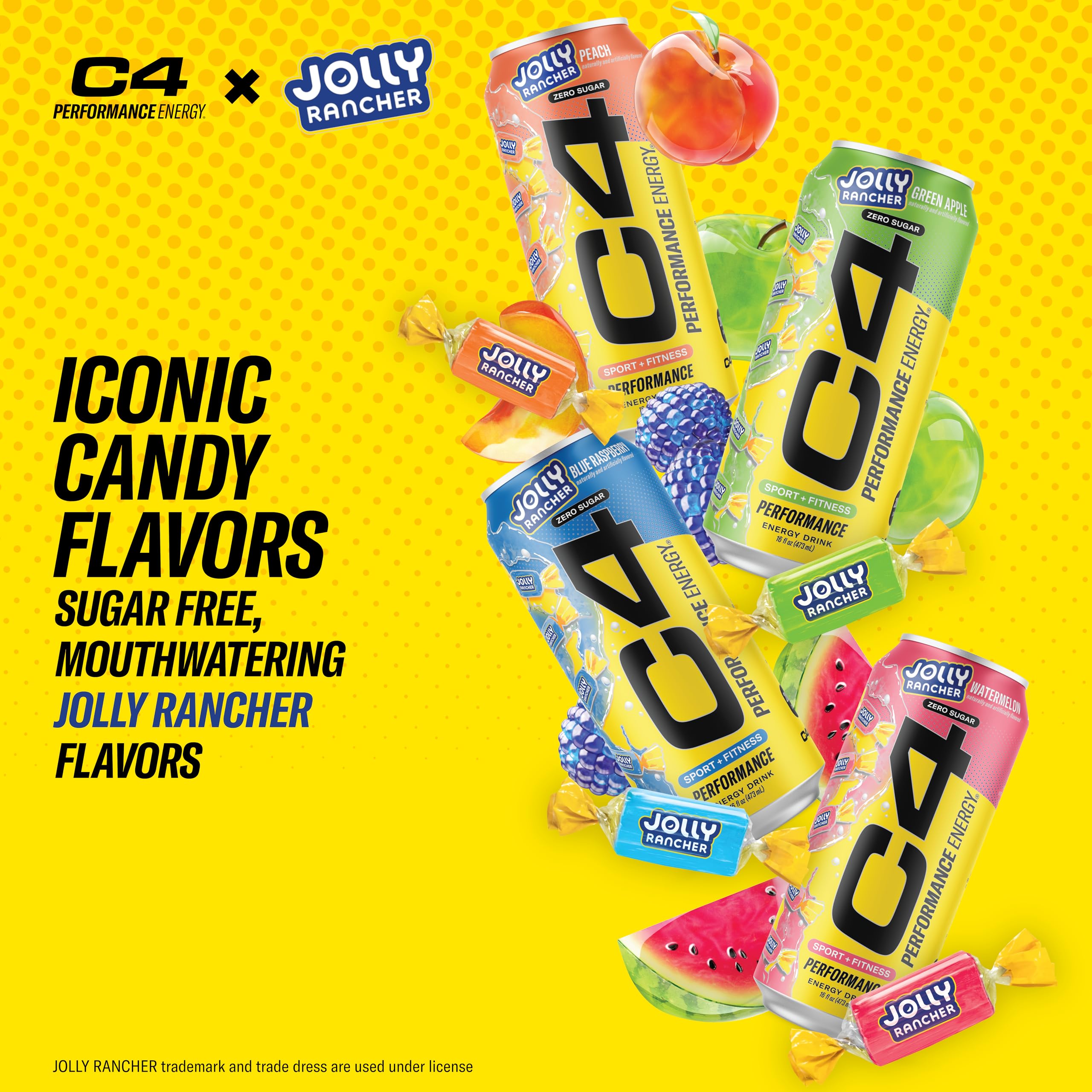 Cellucor C4 green apple can for refreshing sustained energy.