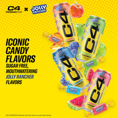 Cellucor C4 green apple can for refreshing sustained energy.