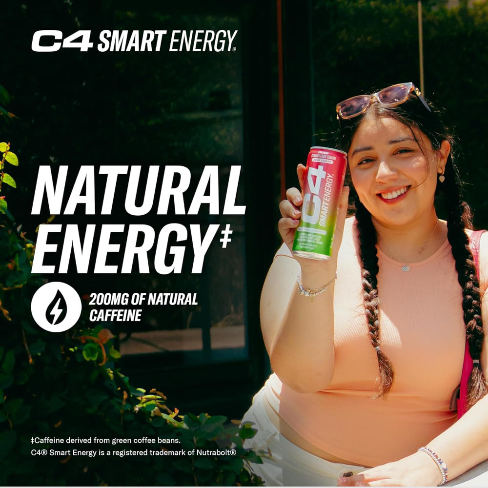 Athlete using C4 Smart Energy during training for focused energy