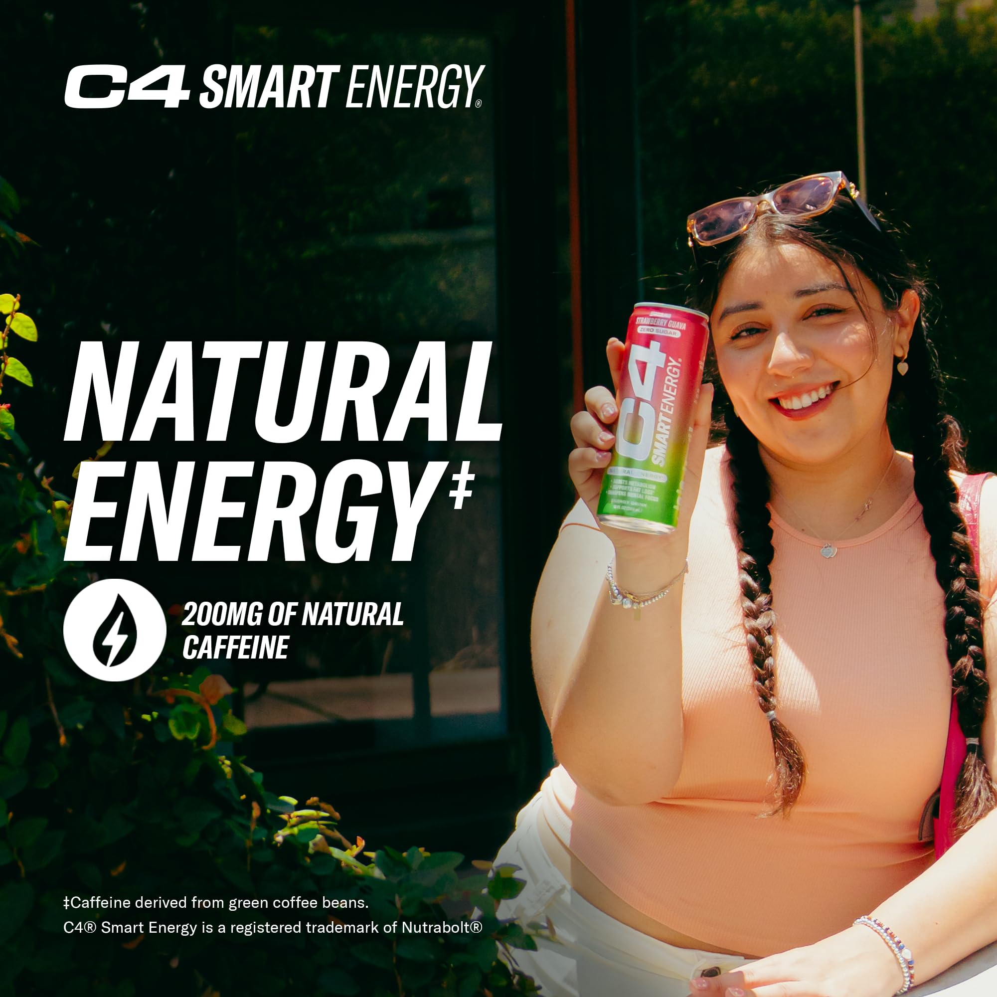 C4 Smart Energy caffeine from green tea fuels natural focus