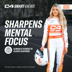 C4 Smart Energy ice-cold drink ready to refresh and sharpen attention