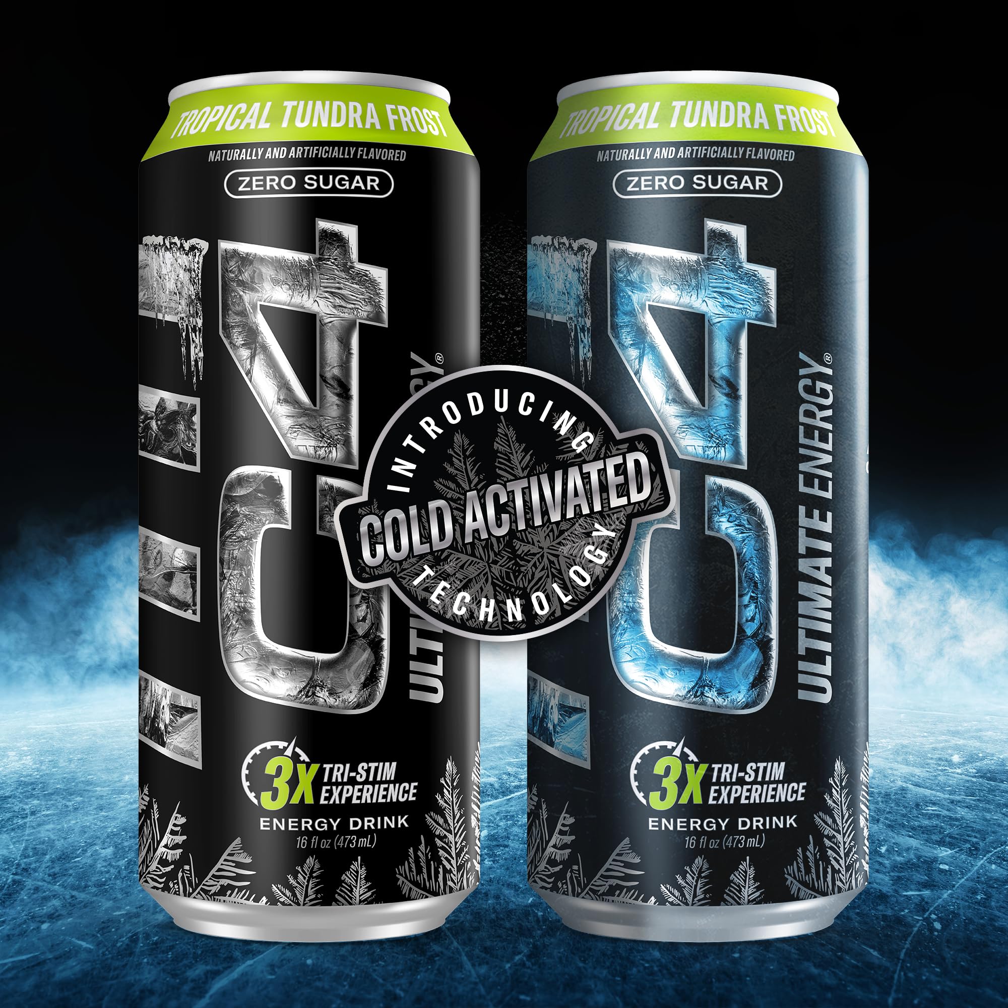 C4 Ultimate Frost Tropical Tundra flavor close-up with fruity hue
