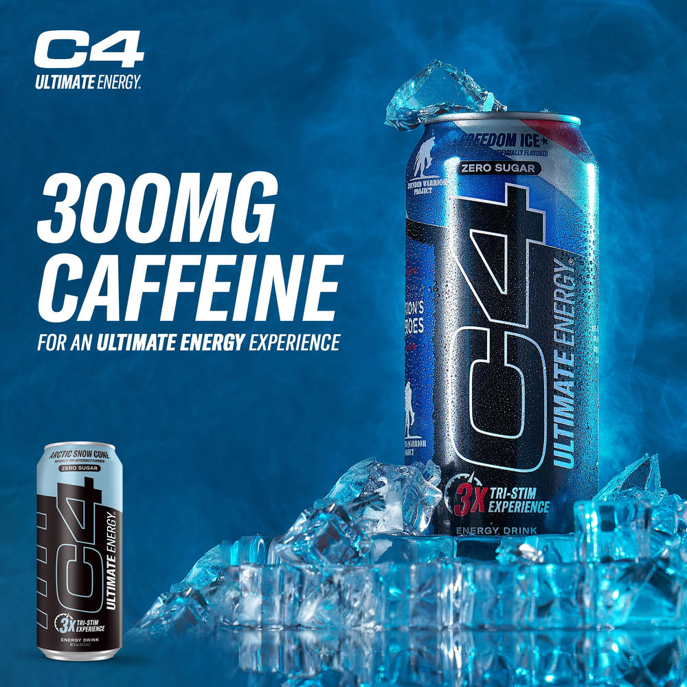 Chilled Arctic Snow Cone can for a refreshing intake.