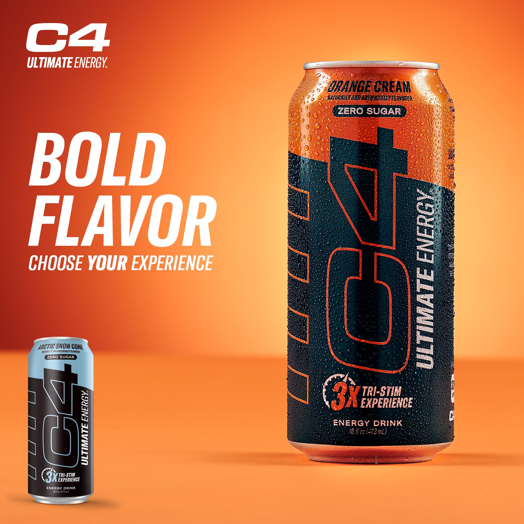Zero sugar and no artificial colors or dyes in C4 Ultimate.
