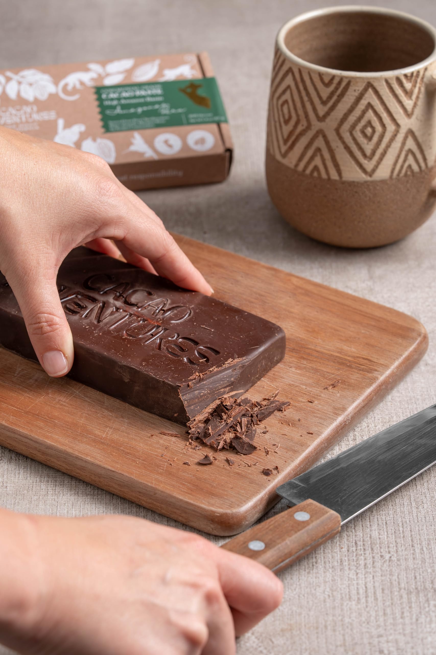 Cacao Adventures desserts and energy bites with cacao paste for clean flavors.