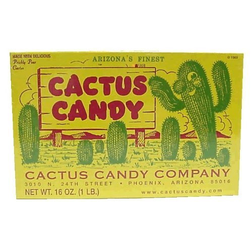Cactus Candy Company prickly pear candy 1lb box, perfect Arizona souvenir and treat.