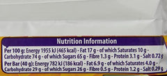 Cadbury Crunchie 40g bar in 48-pack bulk display for easy stocking