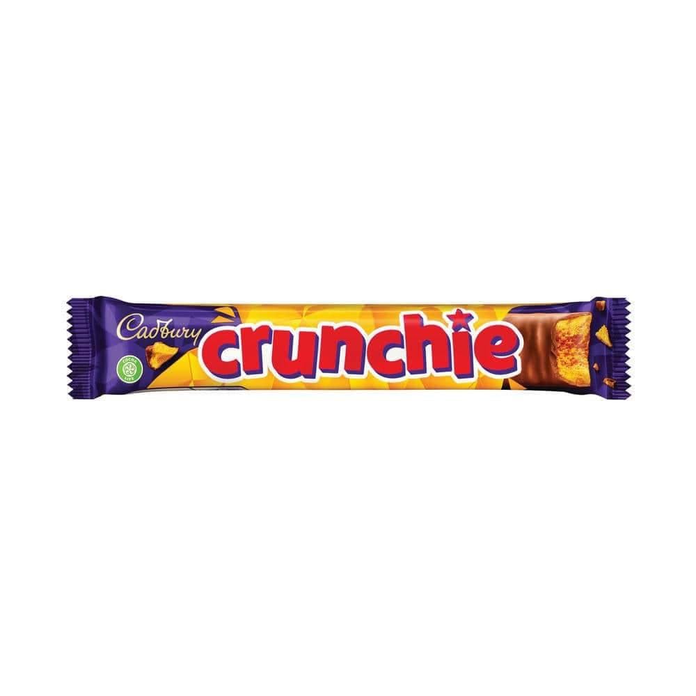 Cadbury Crunchie milk chocolate with honeycomb center, iconic British snack