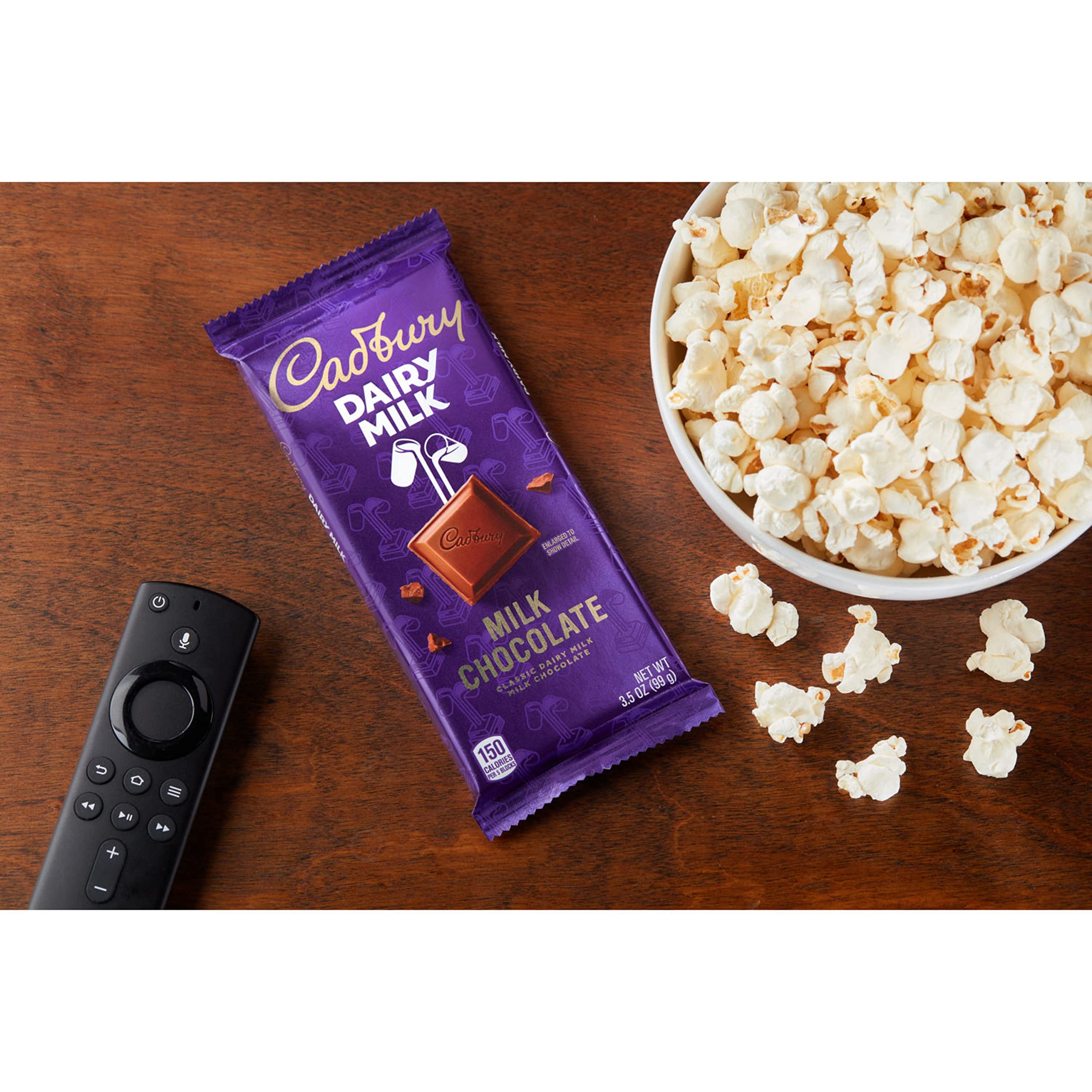 Cadbury Dairy Milk bars snacking on the go, quick chocolate fix
