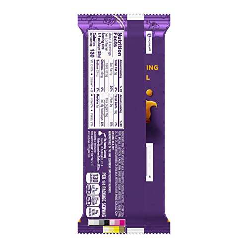 Cadbury Dairy Milk Caramello bulk case on shelf, convenient multi-pack for events.