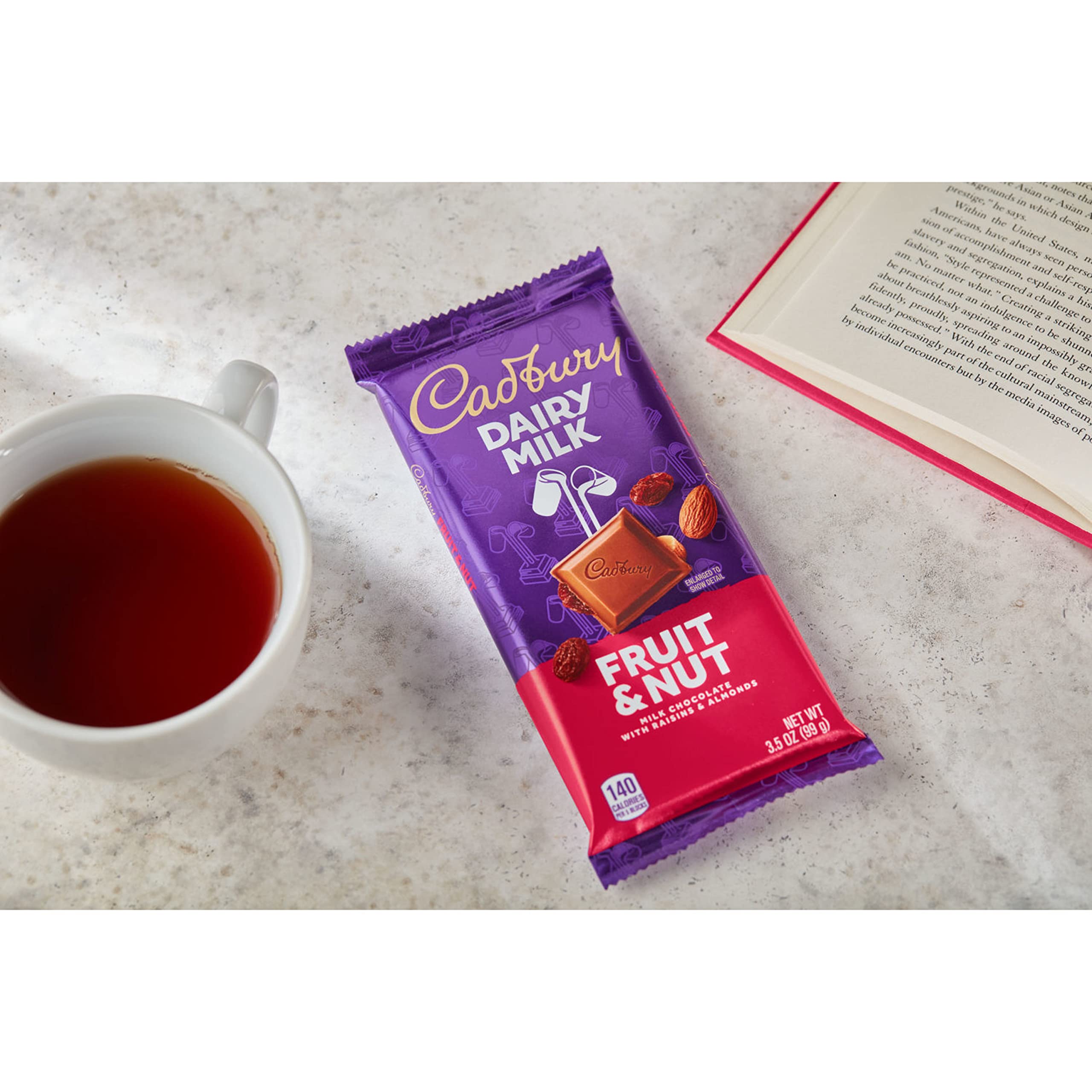 Individually wrapped Cadbury bars maintain freshness for gifting or offices
