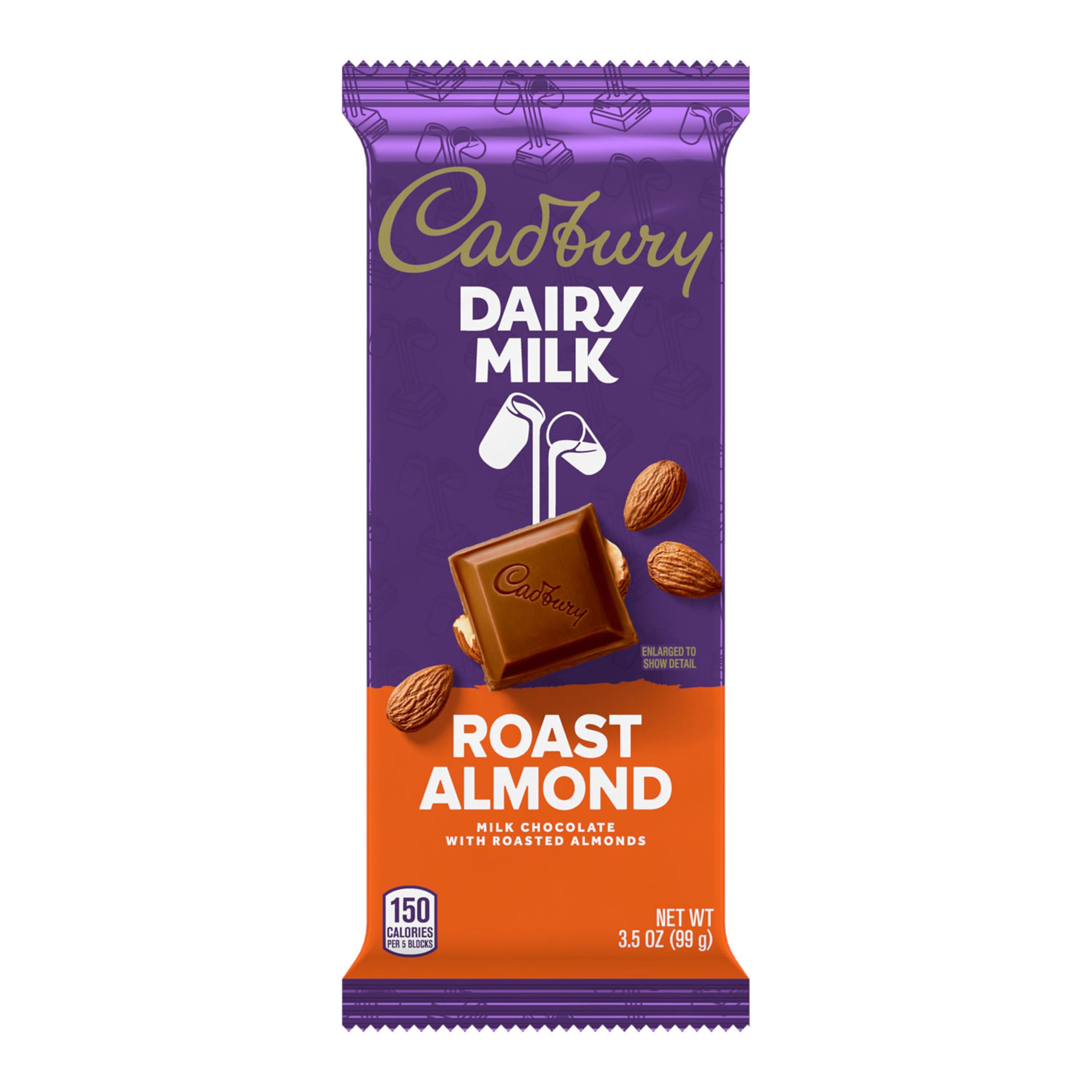 Cadbury Dairy Milk Roast Almond Bars bulk case for gifting or events.
