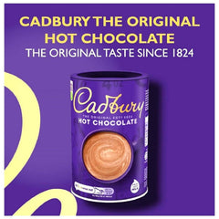 Cadbury Drinking Chocolate ingredients label, highlighting UK import.