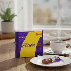 Cadbury Flake Original Pack from UK - front view; ideal treat for a relaxing break.