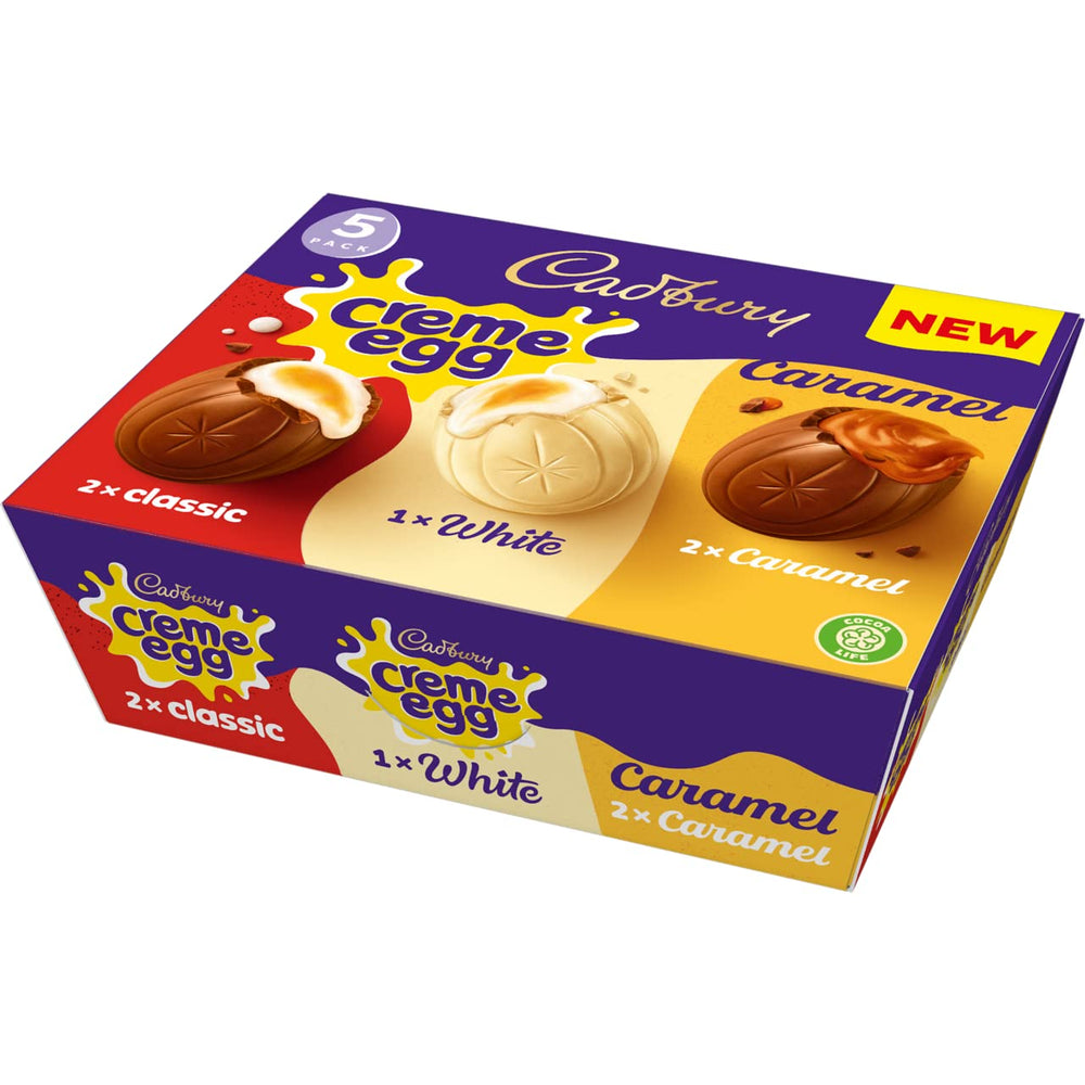 Cadbury milk chocolate creme egg detail, perfect for gifting chocolate lovers