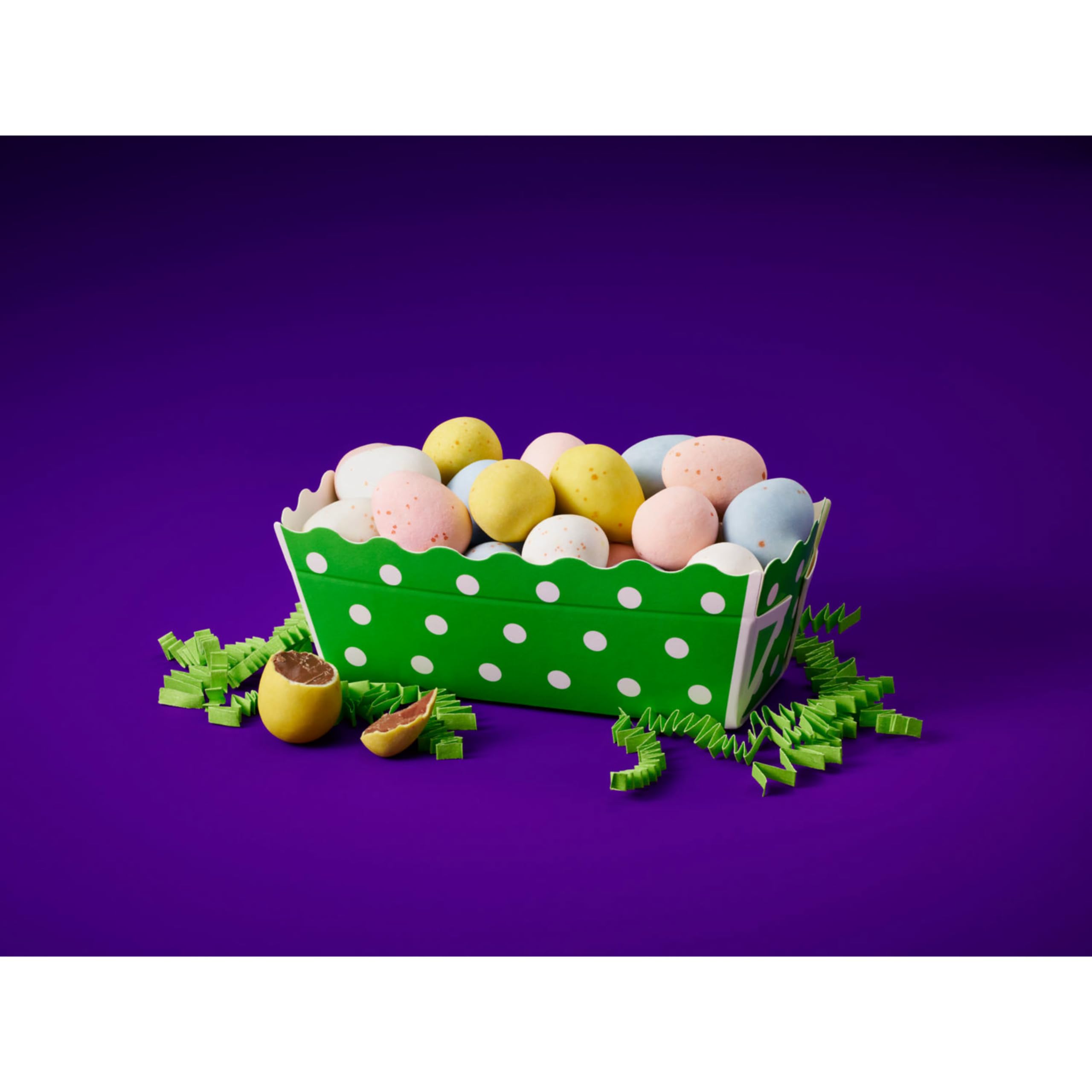 Cadbury Mini Eggs Easter candy enhancing candy bowls with pastel charm.