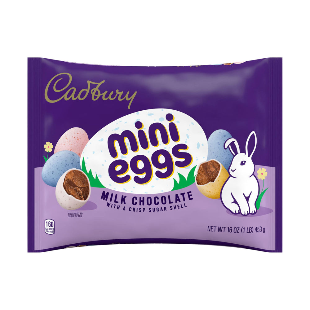 Cadbury Mini Eggs pastel shell colors add festive flair to spring celebrations.