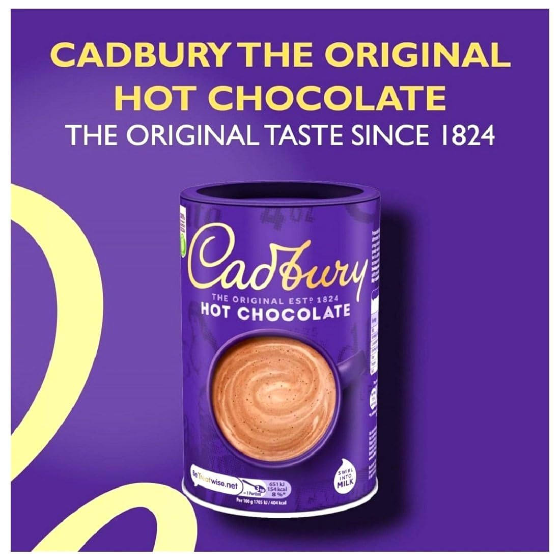 Cadbury Original Drinking Chocolate Fairtrade symbol underlines responsible sourcing