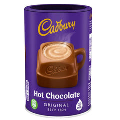 Cadbury Original Drinking Chocolate steaming cup evokes warm aroma and silky texture