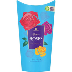 Assorted Cadbury Roses chocolates in a 290g carton, nostalgic favourites and new editions
