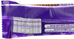 Cadbury Twirl milk chocolate close-up highlights creamy texture.
