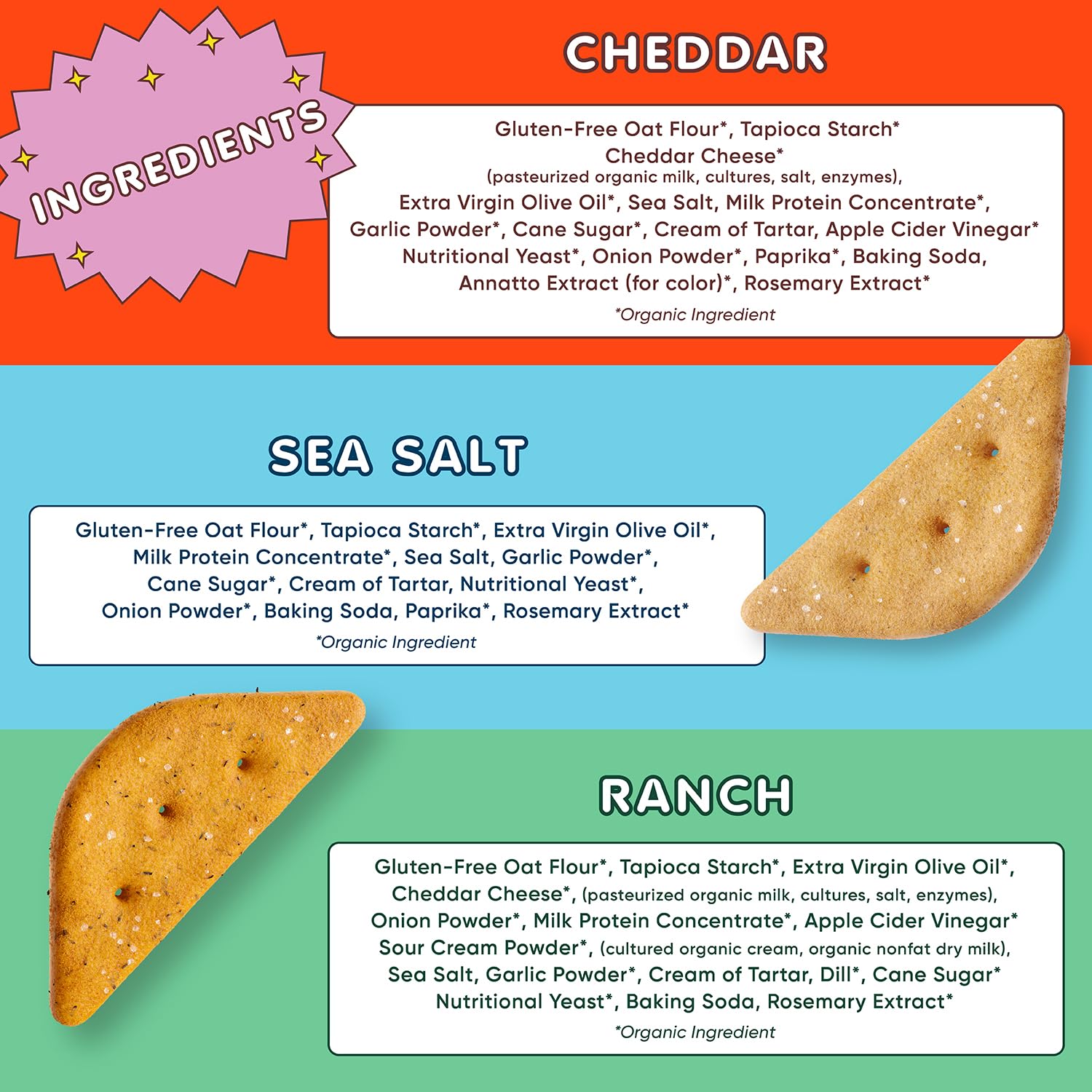 cadootz gluten-free clean label badge featured on packaging