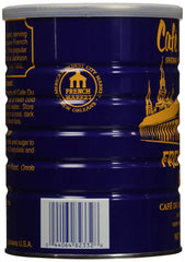 Cafe Du Monde French Roast beans image emphasizes premium Arabica quality.
