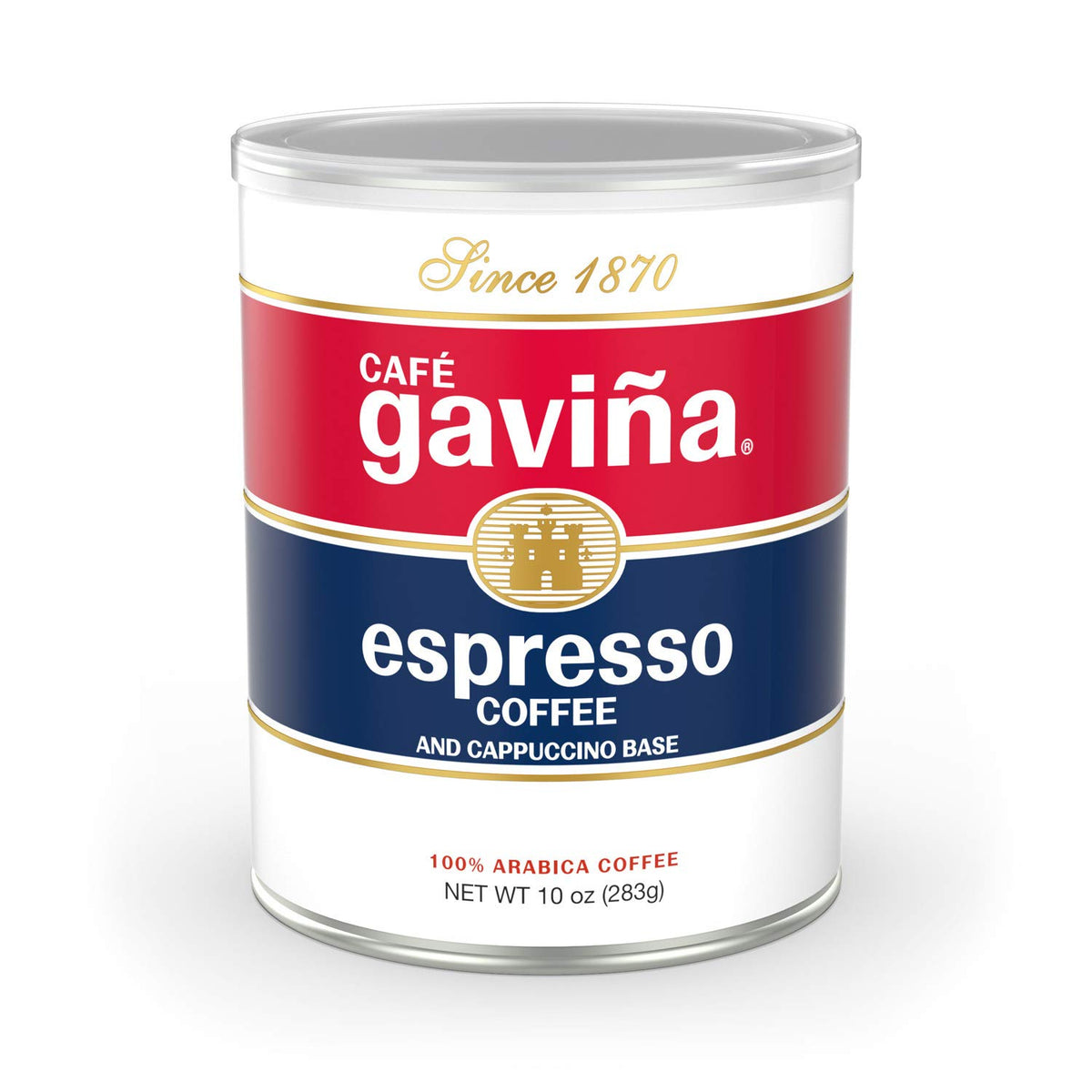 CAFÉ GAVIÑA ground espresso can highlights rich aroma for daily espresso.