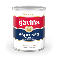 CAFÉ GAVIÑA ground espresso can highlights rich aroma for daily espresso.