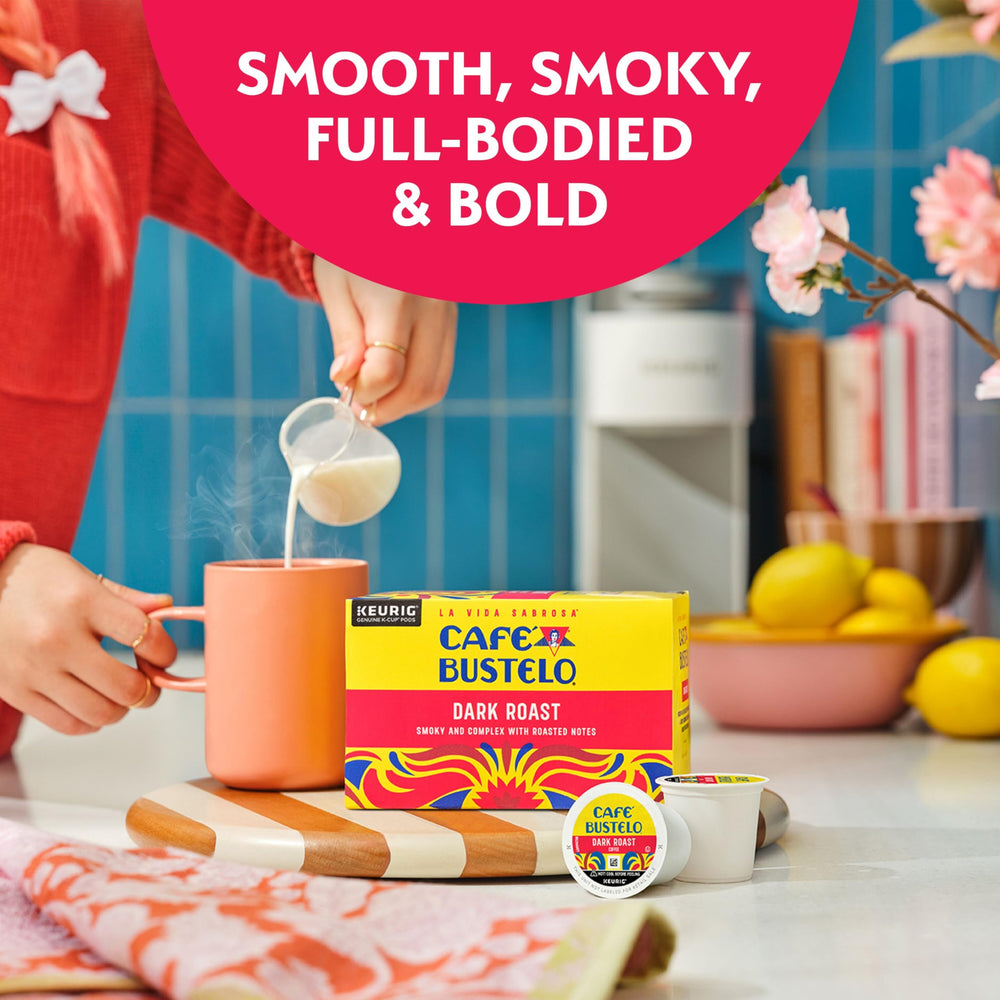 Cafe Bustelo smoky aroma enhances morning ritual