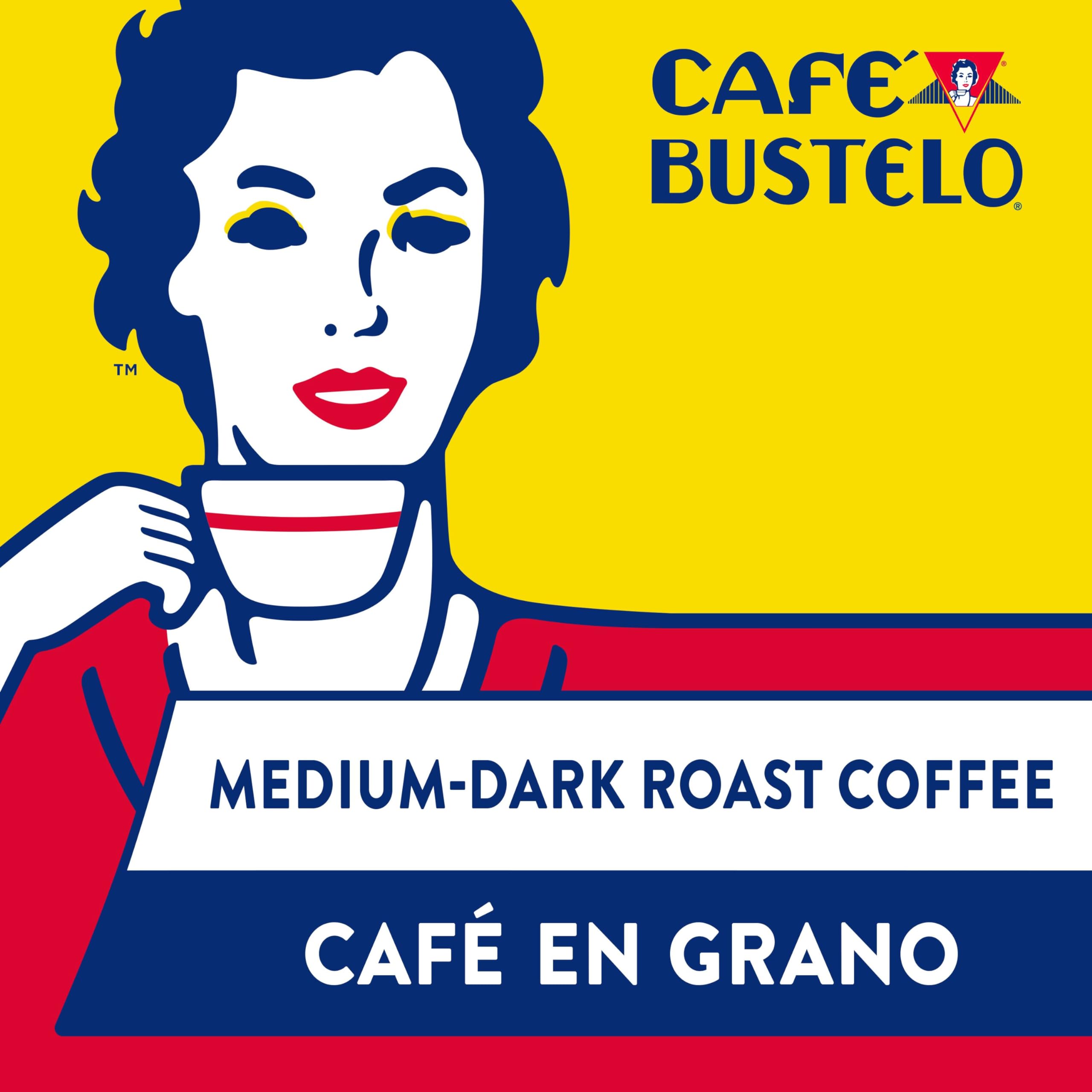 Cafe Bustelo Supreme six-pack packaging supports easy restock and consistent results.