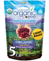 Cafe Don Pablo Subtle Earth light roast 5lb bag for smooth, low-acidity cup.