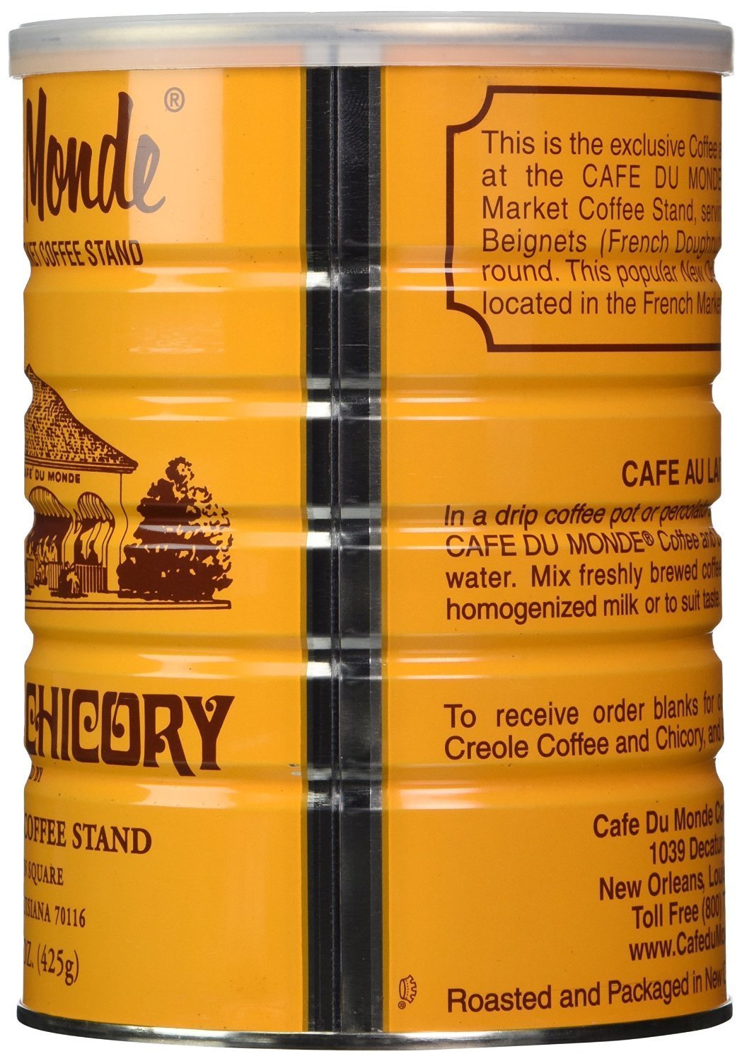 Cafe Du Monde caffeinated blend can delivering a reliable daytime lift with every cup.