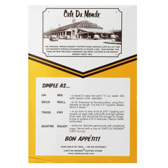 Cafe du Monde spatula with color variation for flipping beignets and serving.